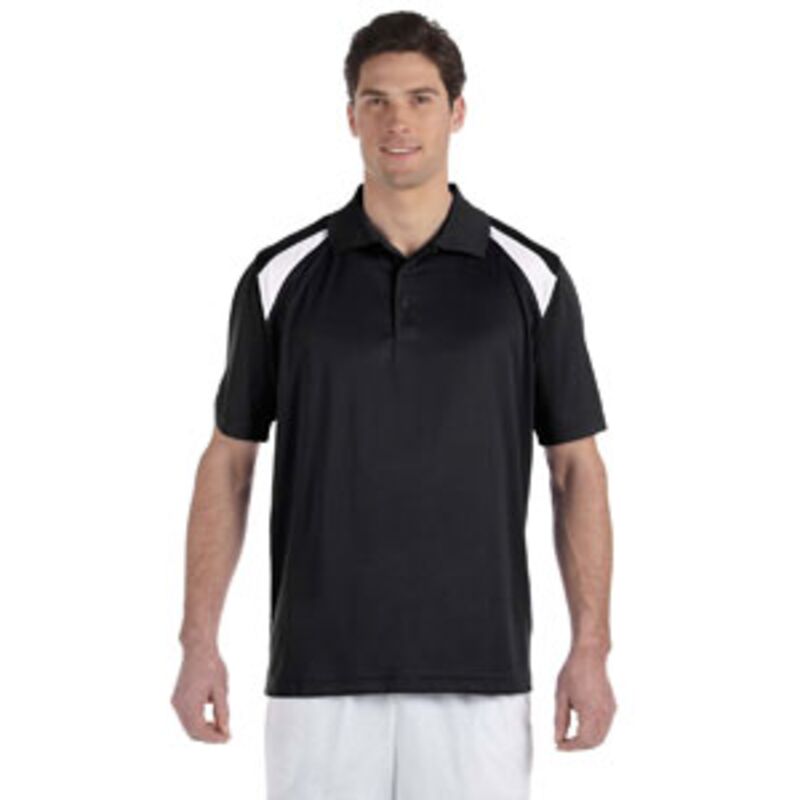 Adult 4 oz. Polytech Colorblock Polo Thumbnail