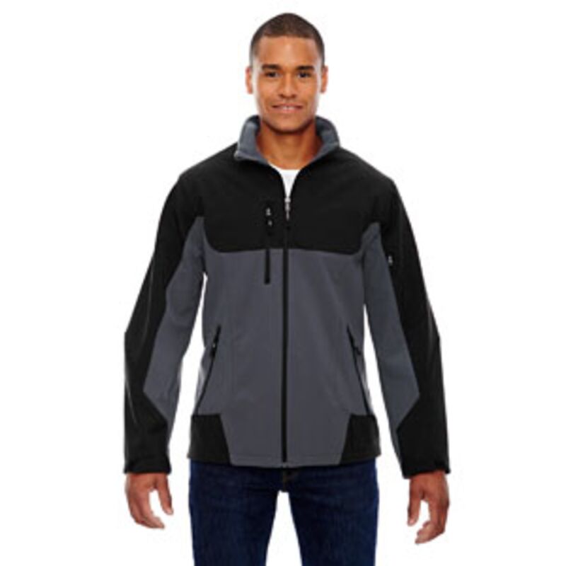 Men's Compass Colorblock Three-Layer Fleece Bonded Soft Shell Jacket Thumbnail