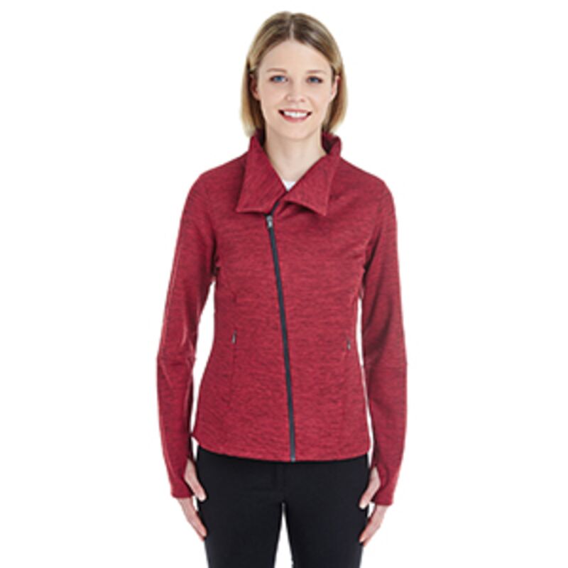 Ladies' Amplify Mélange Fleece Jacket Thumbnail