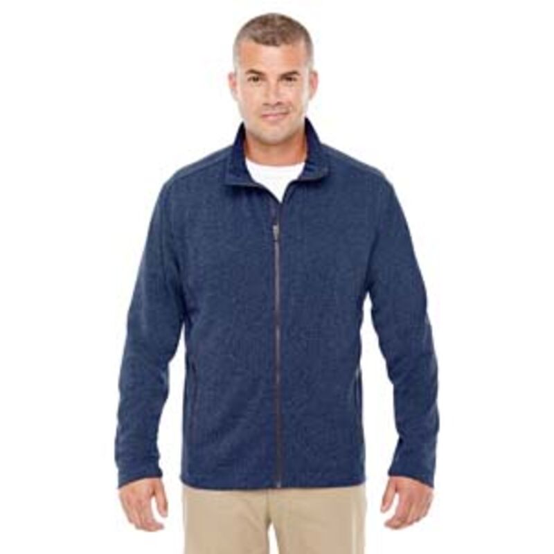 Devon & Jones Men's Fairfield Herringbone Full-Zip Jacket Thumbnail