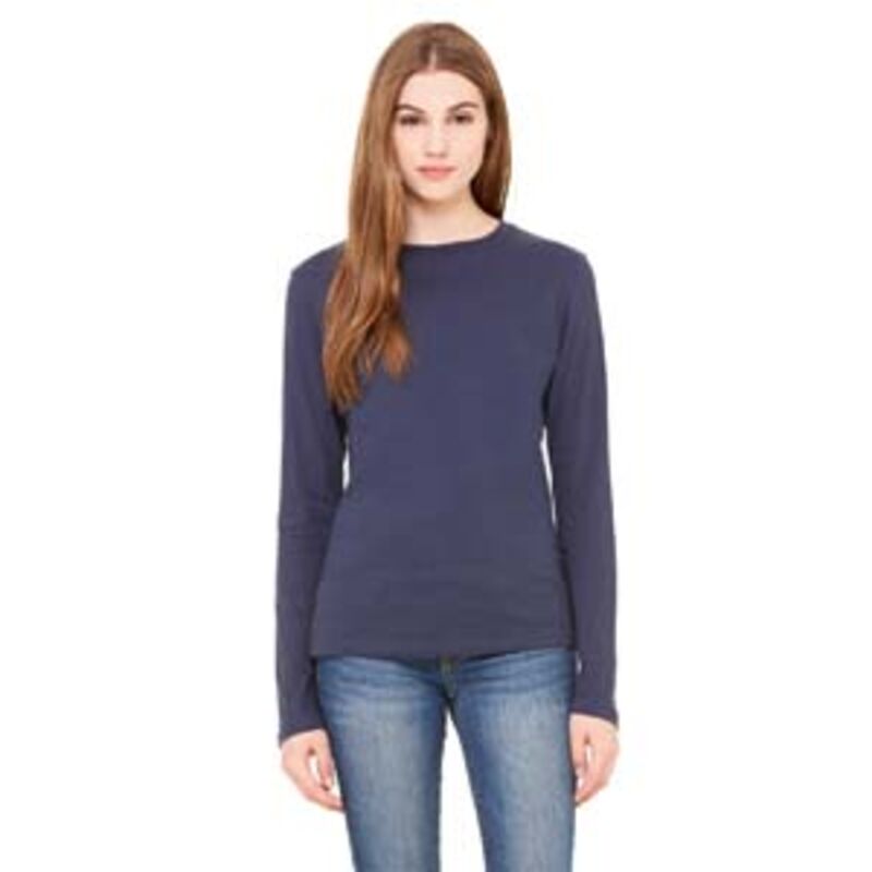 Bella + Canvas Ladies' Jersey Long-Sleeve T-Shirt Thumbnail
