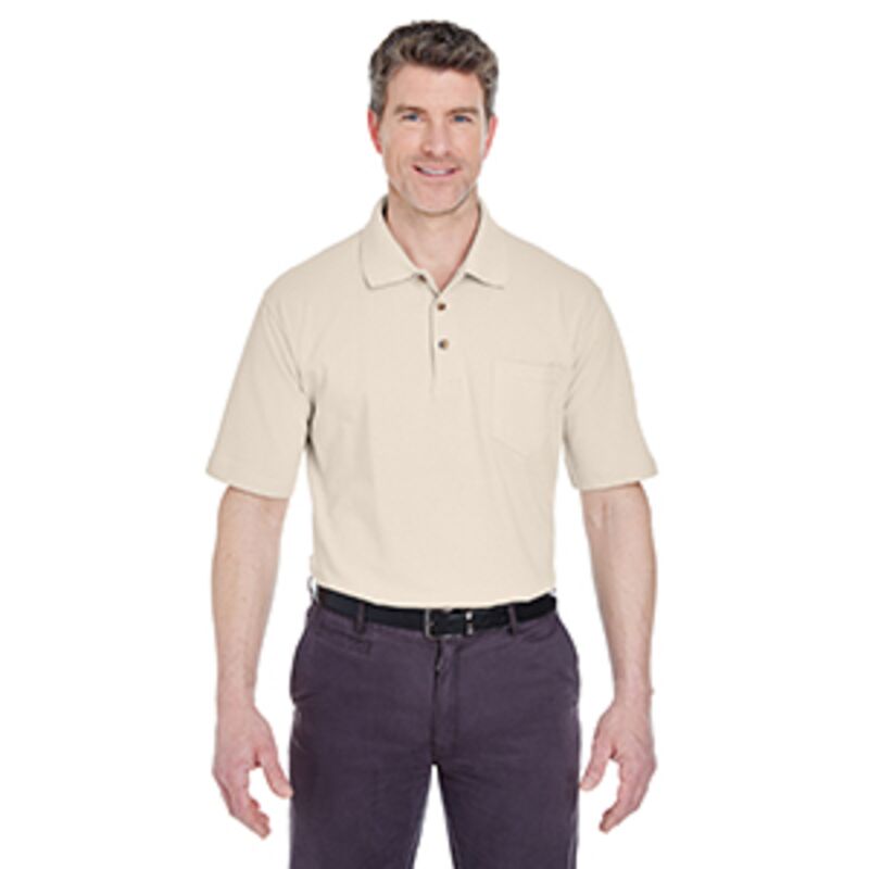 Ultra Club Adult Classic Piqué Polo with Pocket Thumbnail