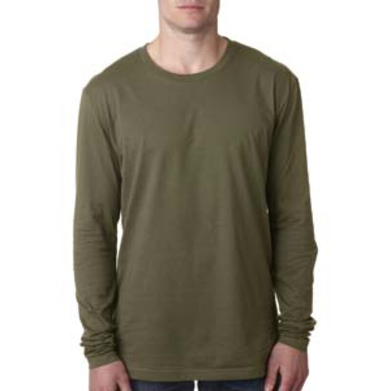 Next Level Men's Cotton Long-Sleeve Crew Thumbnail