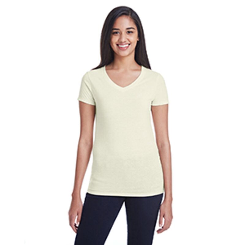Threadfast Apparel Ladies' Triblend Short-Sleeve V-Neck T-Shirt Thumbnail