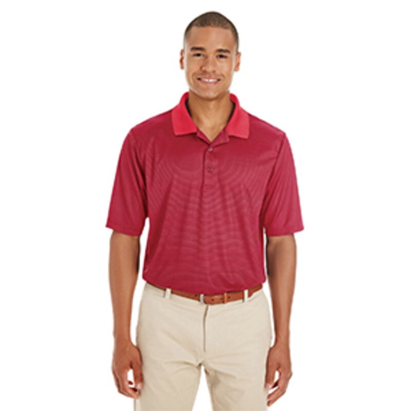 Ash City Men's Express Microstripe Performance Piqué Polo Thumbnail