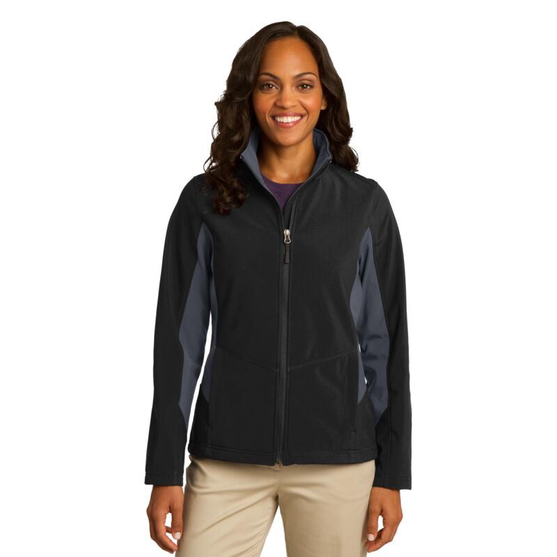 port Authority Ladies Core Colorblock Soft Shell Jacket Thumbnail