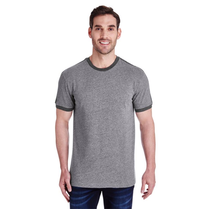LAT Men's Soccer Ringer Fine Jersey T-Shirt Thumbnail